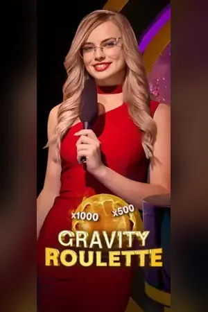 Stół Gravity Roulette na żywo
